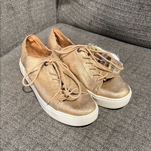 Rose Gold Women's Sneakers